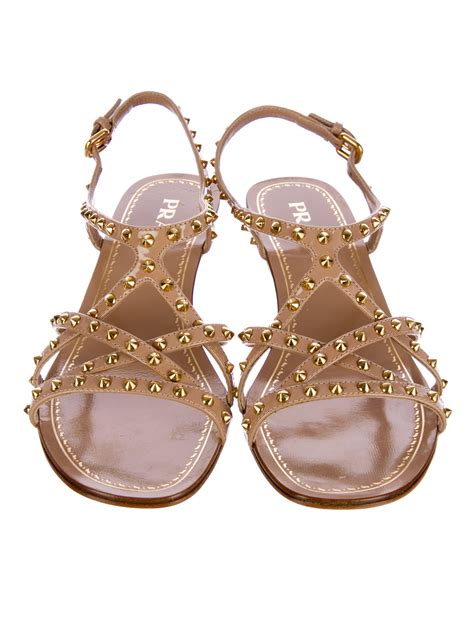 prada sandals 2010|prada studded pony skin sandals.